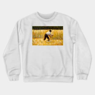 The Mower by Georges-Pierre Seurat Crewneck Sweatshirt